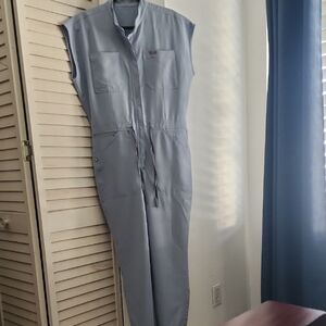 Stylish Light Blue Medium Jumpsuit
